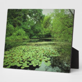 池のリリー・パッド フォトプラーク (側面)