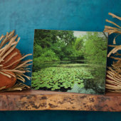 池のリリー・パッド フォトプラーク (側面)