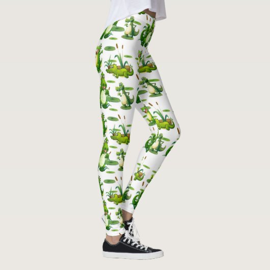 池のワニ レギンス (右)