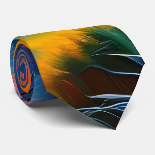 池の上のゴージャスな日の出 ネクタイ (ロール)