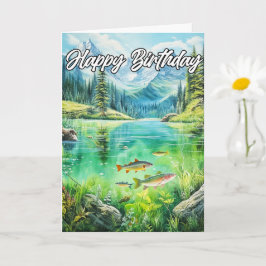 池の上の穏やかな夏の終わりの日 カード