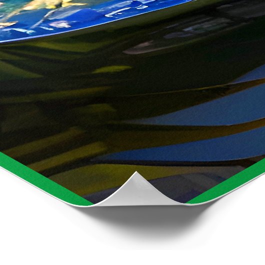 池の中のアヒル ポスター (角)