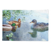 池の中のアヒル 枕カバー (裏面)