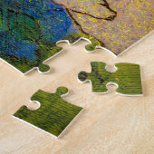 池の中の一角獣の感光 ジグソーパズル (側面)