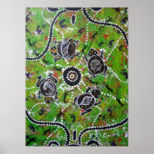 池の側で ポスター (正面)