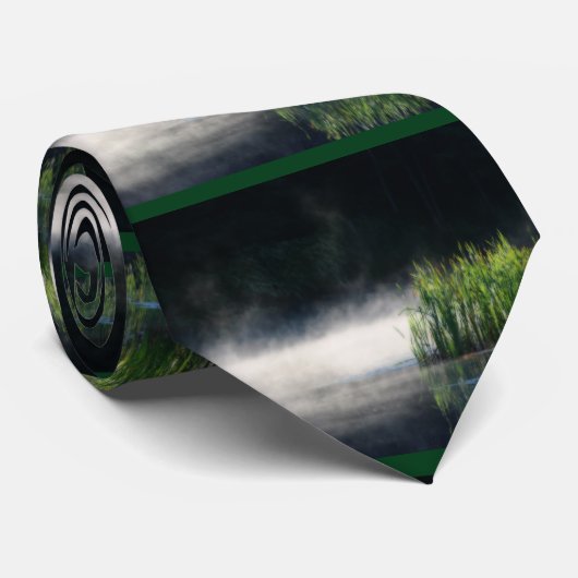 池の写真 ネクタイ (ロール)