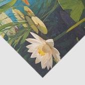 池の切り離しの美しいアヒル 薄葉紙 (詳細)