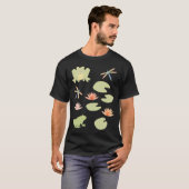 池の友達ステッカーセット Tシャツ (正面フル)