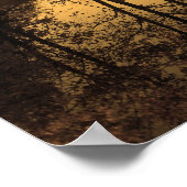 池の反射ポスター ポスター (角)