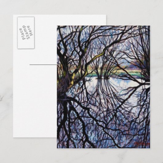 池の反射2009 ポストカード (正面/裏面)