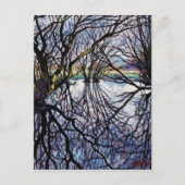 池の反射2009 ポストカード (正面)