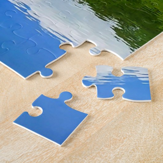 池の反射 ジグソーパズル (側面)