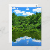 池の反射 ポストカード (正面/裏面)