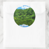 池の反射 ラウンドシール (バッグ)