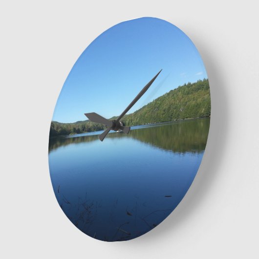 池の反射 ラージ壁時計 (傾斜)