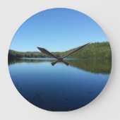 池の反射 ラージ壁時計 (正面)