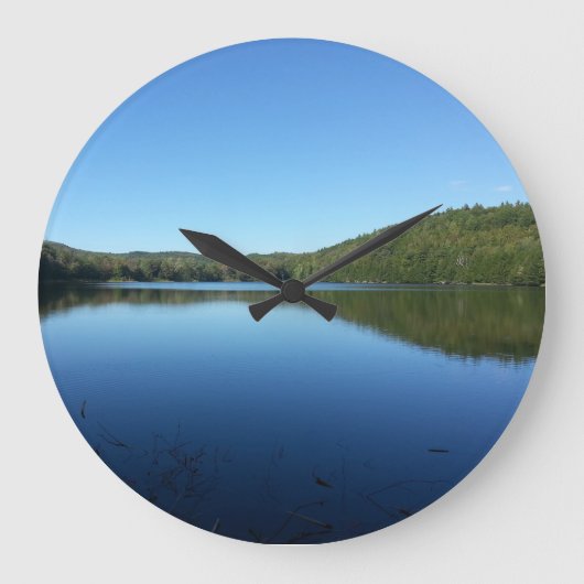 池の反射 ラージ壁時計 (正面)