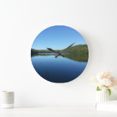 池の反射 ラージ壁時計 (ホーム)