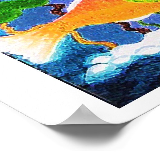 池の底 ポスター (角)