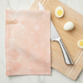 池の恋凍ってい人 キッチンタオル (四つ折り)