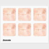 池の恋凍ってい人 スクエアシール (シート)