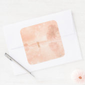 池の恋凍ってい人 スクエアシール (封筒)