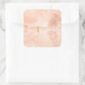 池の恋凍ってい人 スクエアシール (バッグ)