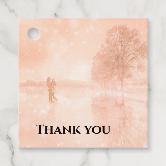 池の恋凍ってい人 フェイバータグ (正面)