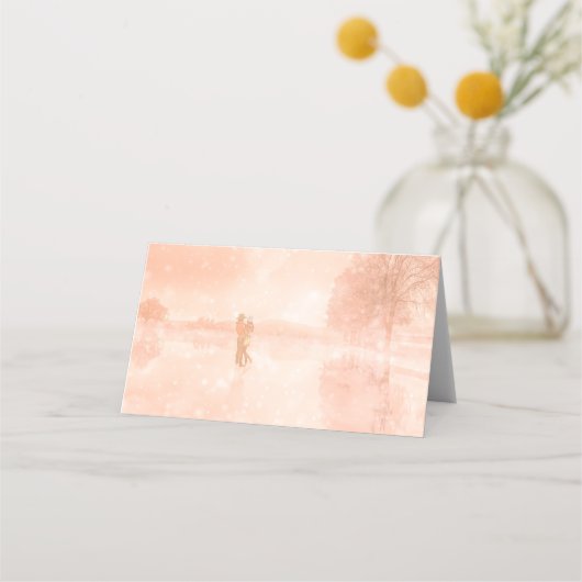 池の恋凍ってい人 プレイスカード (正面)