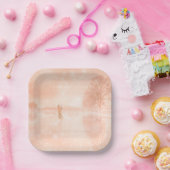 池の恋凍ってい人 ペーパープレート (パーティー)