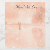 池の恋凍ってい人 ワインラベル (シングルラベル)