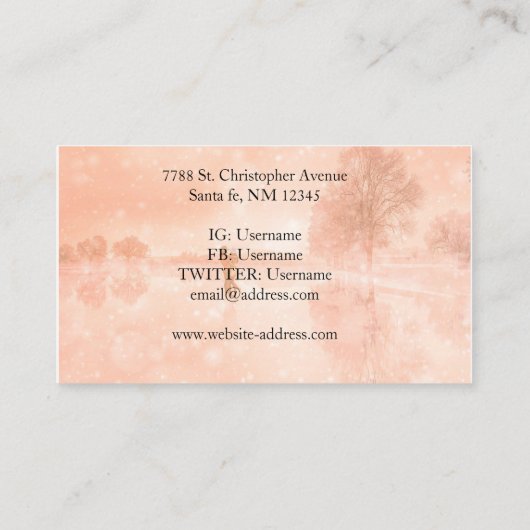 池の恋凍ってい人 名刺 (裏面)