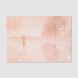 池の恋凍ってい人 薄葉紙