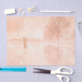 池の恋凍ってい人 薄葉紙 (クラフト)