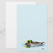 池の文房具 便箋 (正面/裏面)