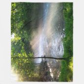 池の日光 フリースブランケット (正面)