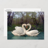 「池の水の上」 ポストカード (正面/裏面)