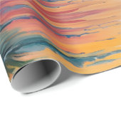 池の水色での日の出 ラッピングペーパー (ロールコーナー)