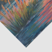 池の水色での日の出 薄葉紙 (詳細)