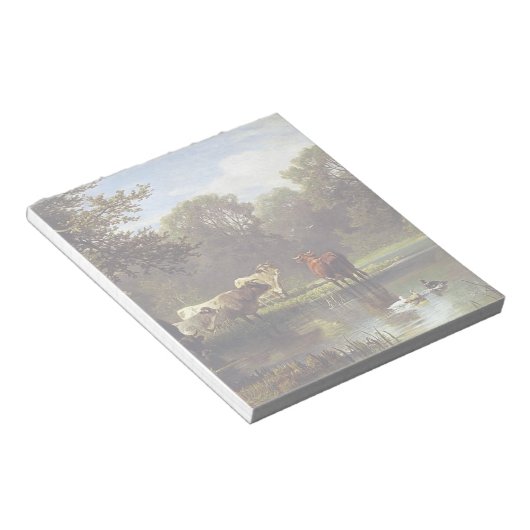 池の牛 ノートパッド (アングル)