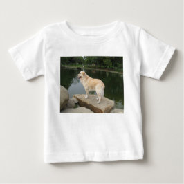 池の犬 ベビーTシャツ
