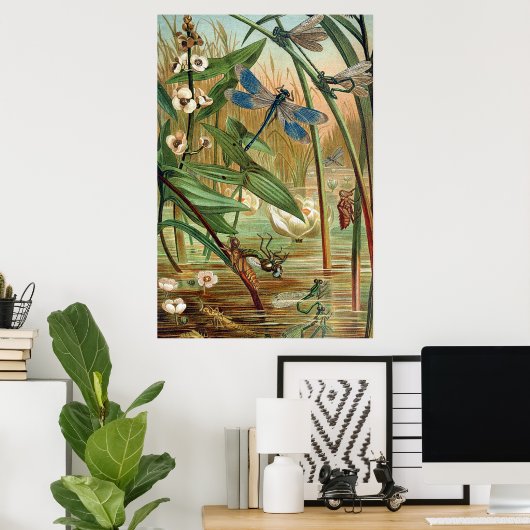 池の生活 ポスター (ホームオフィス)