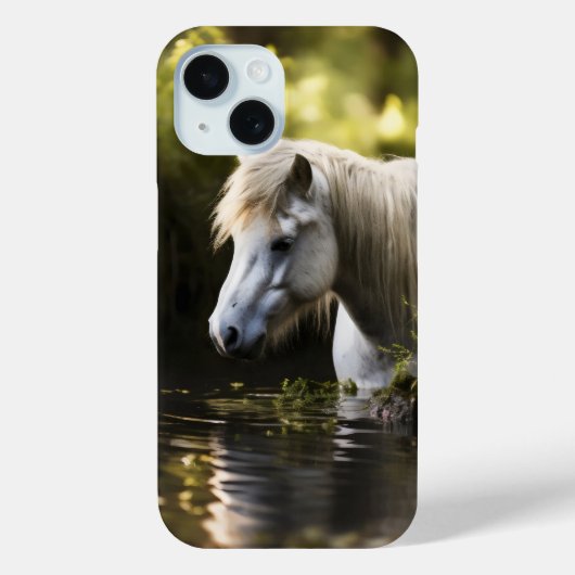 池の白馬 Case-Mate iPhoneケース (裏面)