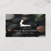 池の石 | ヨガポーズ 名刺 (正面)