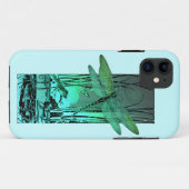 池の緑のトンボそしてカエル Case-Mate iPhoneケース (裏面(横))