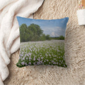 池の花を癒すフローラ枕 クッション (ブランケット)