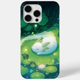 池の花咲くウーパールーパーの庭 iPhone 15 PRO MAXケース