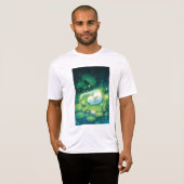 池の花咲くウーパールーパーの庭 Tシャツ (正面フル)