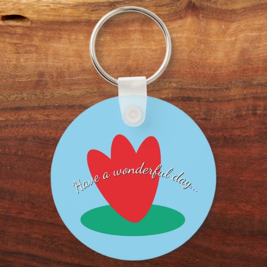 池の花 キーホルダー (正面)