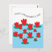 池の花 ポストカード (正面/裏面)